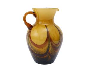 Art Glass Pitcher/Jug, Superb Earthy Colours