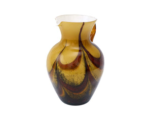 Art Glass Pitcher/Jug, Superb Earthy Colours