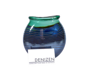 Denizen Art Glass Vase, Robert Wynne, Amazing Colours