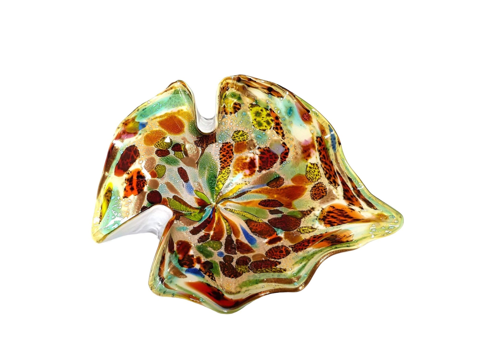 Murano Art Glass Bowl, Bold Colours, Fratelli Toso