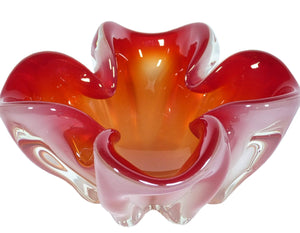 Art Glass Ashtray, Mid-Century, Made in Japan