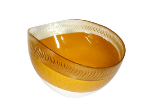 Murano Global Views Glass Bowl, Large Impressive Centrepiece