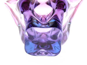 Josef Hospodka Art Glass Vase, Chribska Glass, Wonderful Colours