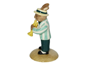 Trumpet Player Bunnykins Figure, Royal Doulton, DB210, Limited Edition