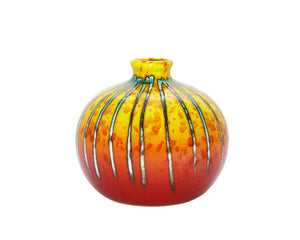 Anita Harris Art Pottery, Small Brimstone Marrakesh Vase, Fantastic Vibrant Home decor