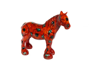 Anita Harris Art Pottery, Pottery Horse, Harvest Poppy Pattern, Stunning