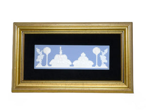 Wedgwood Jasperware "Hina Matsuri" Plaque, Framed