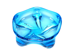 Iwatsu Glass Bowl, Mid-Century Japanese, Gorgeous Colour