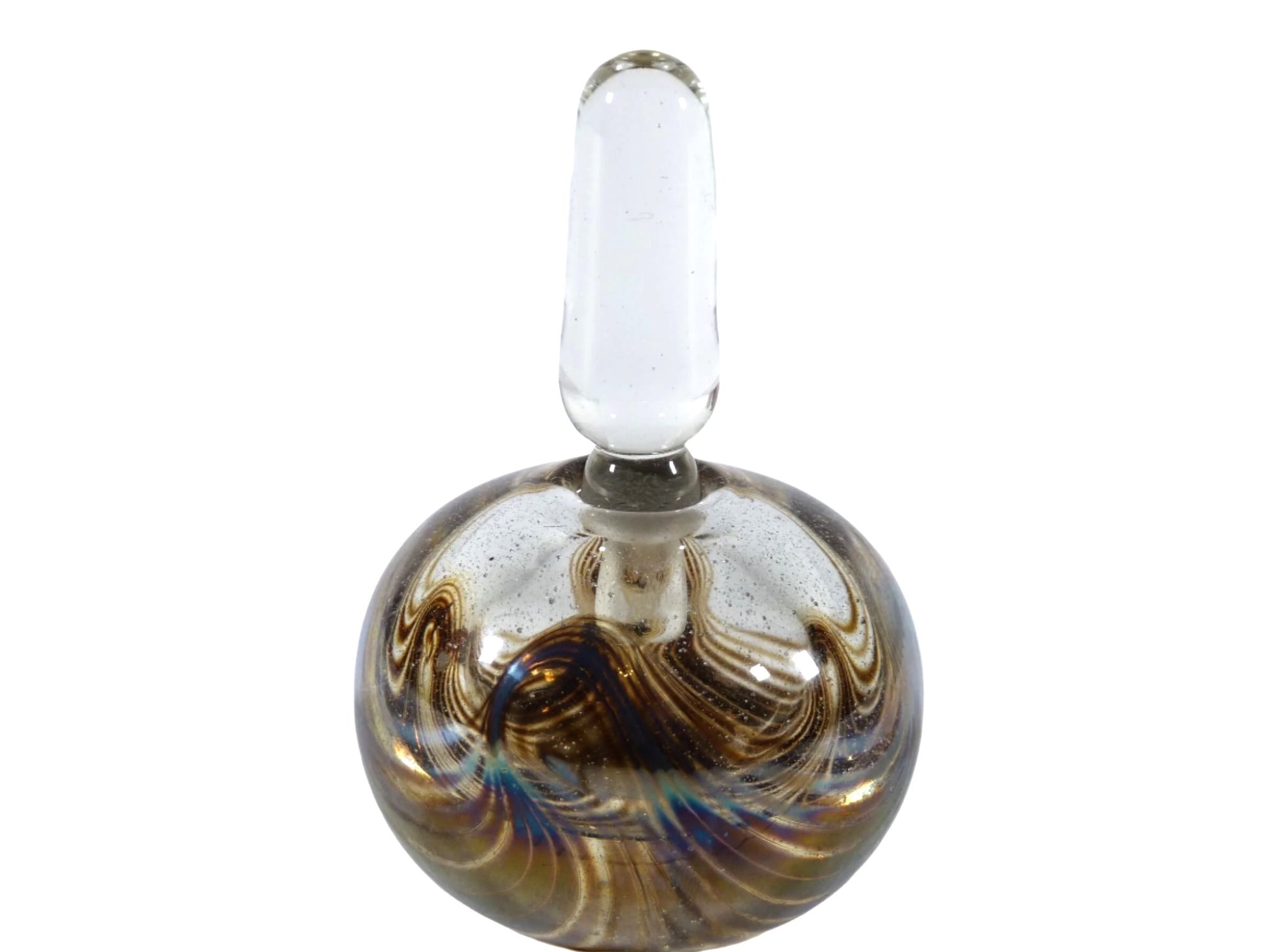 Don Wreford Art Glass Perfume Bottle, Signed