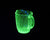 Vintage Uranium Glass Creamer, Small Jug, Glows Beautifully