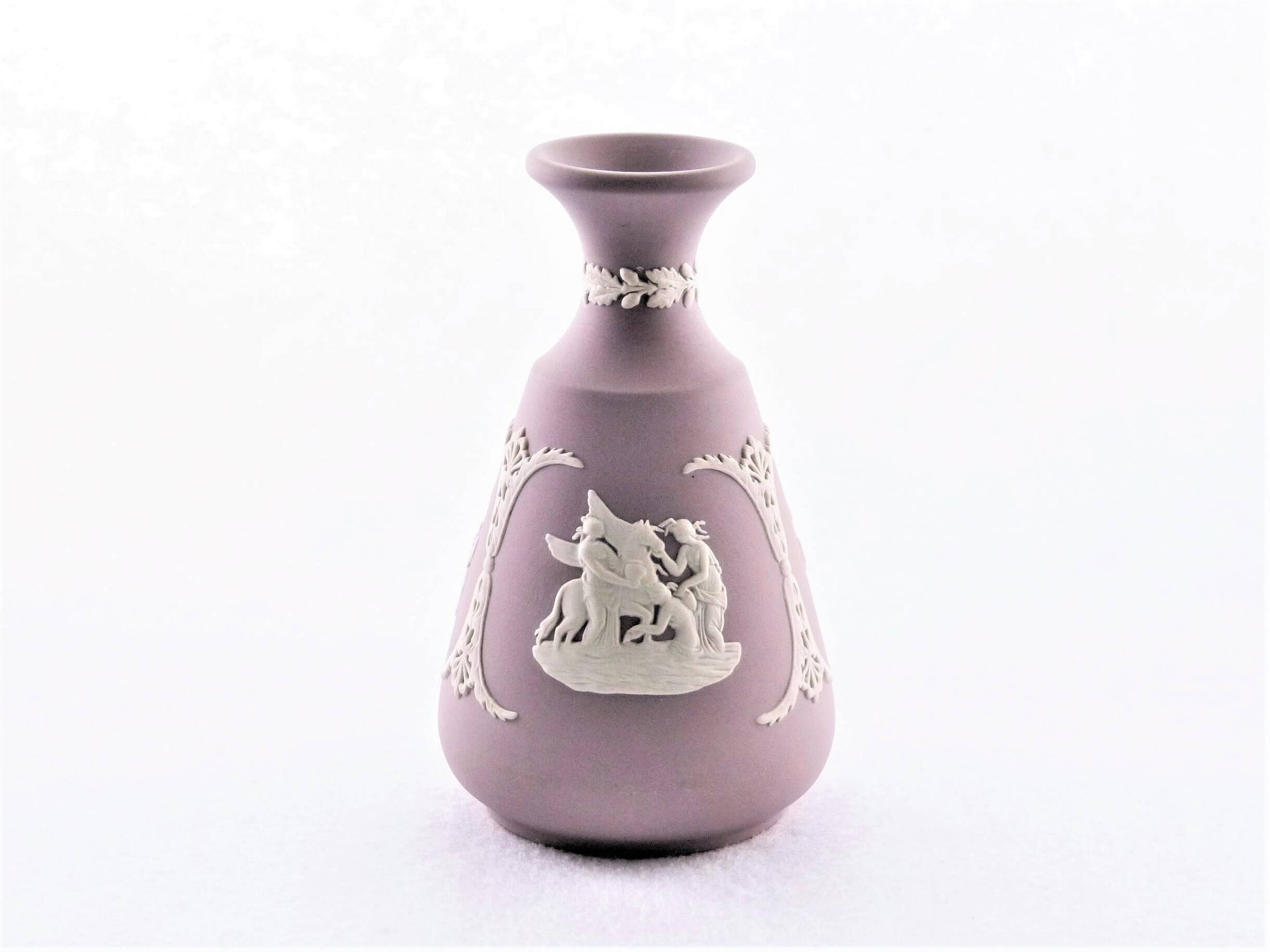 Lilac Wedgwood Jasperware Vase, Pretty Small Vase