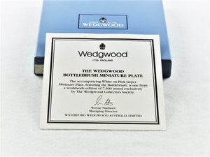 Wedgwood Bottlebrush Miniature Plate, Only 7,500 Worldwide, Collectors Society